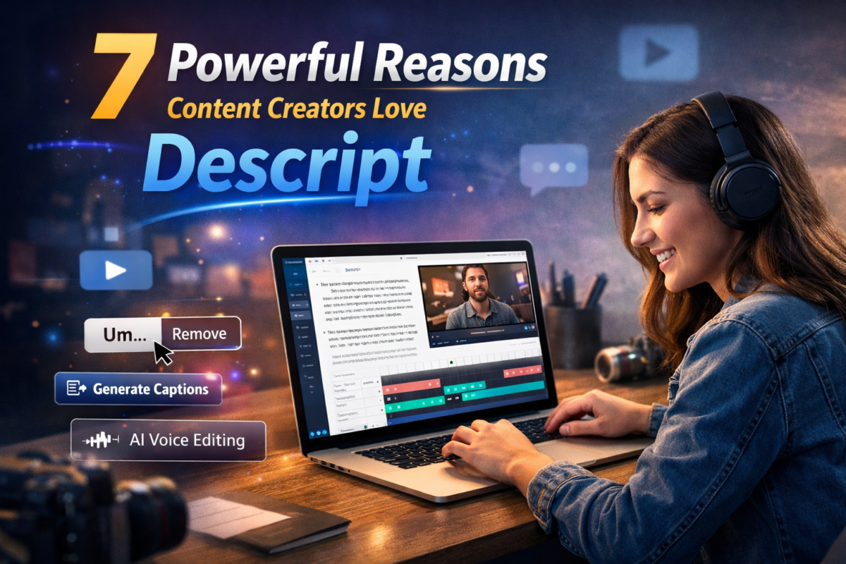 7 Powerful Reasons Content Creators Love Descript